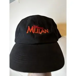 Disney | Accessories | Disney Mulan Hat Vintage Rare Black 